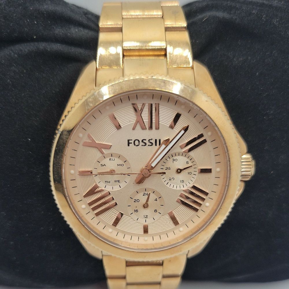 Fossil Cecile AM4511 Womens Stainless Steel Analog Dial Quartz Wrist Watch DE281